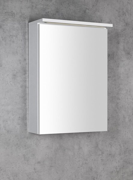 Aqualine Aqualine, KAWA STRIP Galérka s LED osvetlením 50x70x22cm, biela, WGL50S