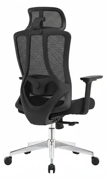 Kancelárska ergonomická stolička Neoseat TIYA — čierna, nosnosť 150 kg