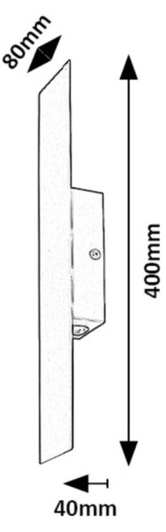 Rabalux 71057 - LED Nástenné svietidlo AMPEL LED/6W/230V 3000K čierna