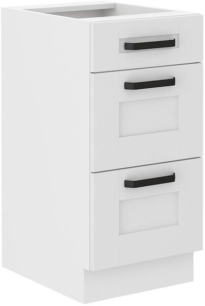 NovýNábytok.sk Horná kuchynská skrinka Lucid 40 D 3s BB (korpus: biela + front: mdf biela). Akcia -19%. Vlastná spoľahlivá doprava až k Vám domov. 1134635