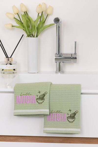 Kuchynské utierky Matcha