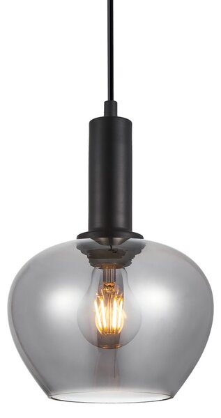 Italux PND-30084-3-BK-SG závesné stropné svietidlo Stabla | 40W E27 | čierna | dymová