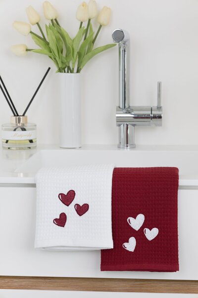 Kuchynské utierky Hearts