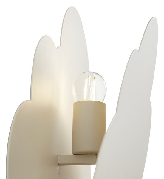 Detská nástenná lampa béžová oblak so slnkom - Cloudy