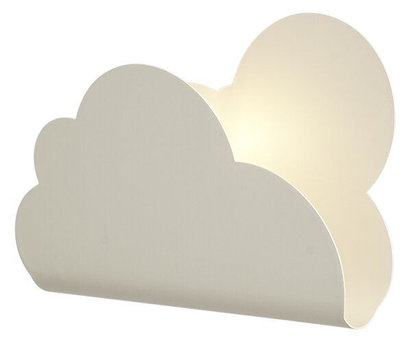 Detská nástenná lampa béžová oblak so slnkom - Cloudy