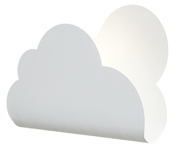 Detské nástenné svietidlo biele Mrak so slnkom - Cloudy
