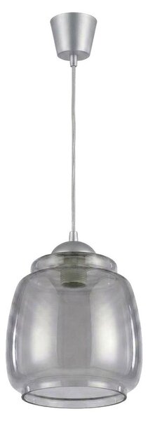 Brilagi - LED luster na lanku R GLASS 1xE27/60W/230V pr. 26 cm strieborná/dymovošedá