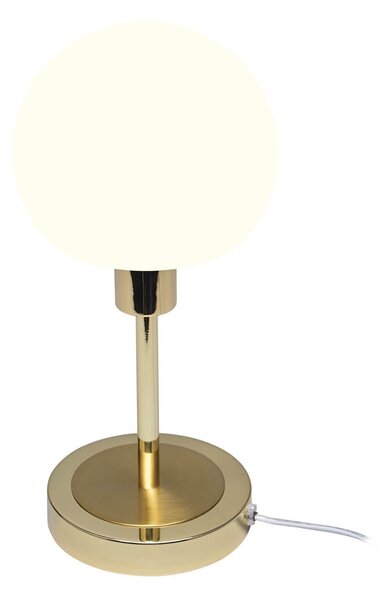 Italux TB-92039-GD LED stolná lampička Cave | 4.8W integrovaný LED zdroj | 495lm | 3000K | vypínač | zlatá | opálová