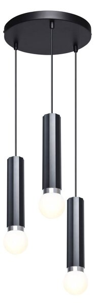 Italux PND-33849-3R-BK závesné stropné svietidlo Macera | 40W E27 | čierna