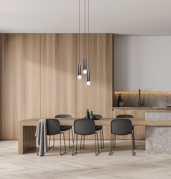 Italux PND-33849-3R-BK závesné stropné svietidlo Macera | 40W E27 | čierna