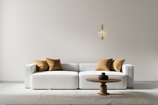 Italux PND-83631-1-AB-AMB LED závesné stropné svietidlo Lenti | 7W integrovaný LED zdroj | 3000K | na lanku | zlatá | čierna