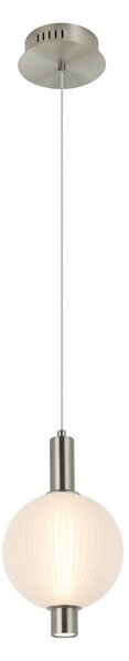Italux PND-83631-1-SC-WH LED závesné stropné svietidlo Lenti | 7W integrovaný LED zdroj | 3000K | na lanku | zlatá | čierna