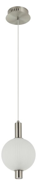 Italux PND-83631-1-SC-WH LED závesné stropné svietidlo Lenti | 7W integrovaný LED zdroj | 3000K | na lanku | zlatá | čierna