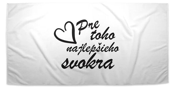 Sablio Uterák Pre toho najlepšieho svokra - 30x50 cm