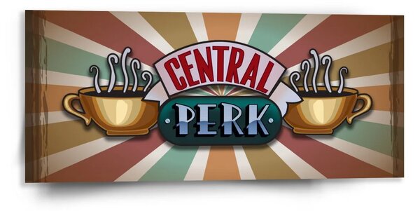 Sablio Obraz Seriál Priatelia CENTRAL PERK Abstrakcia - 110x50 cm