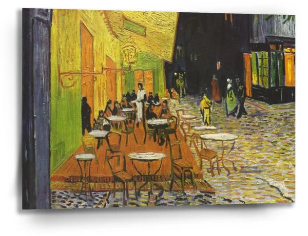 Sablio Obraz Terasa kaviarne v noci - Vincent van Gogh - 90x60 cm