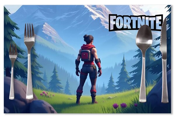 Sablio Prestieranie FORTNITE Horská krajina: 40x30cm