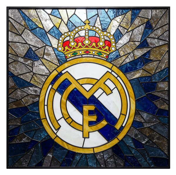 Svietiaci obraz Real Madrid - sklenený efekt