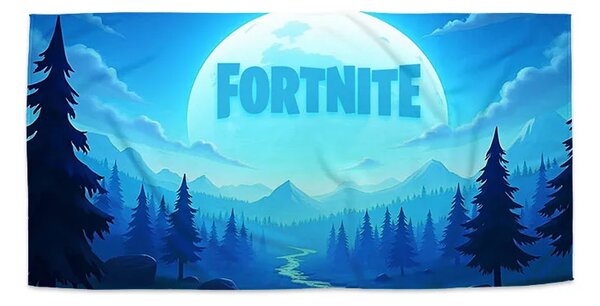 Sablio Uterák FORTNITE Modré údolie s mesiacom - 30x50 cm