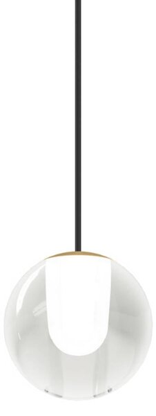 WEVER & DUCRÉ & LED závesné svietidlo Oplia 1.0, krémová, 2 700 K, Jasné / priehľadné, Obývacia izba / jedáleň, Sklo, Moderný, Závesné svietidlo