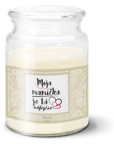 Sablio Sviečka Moja mamička je tá najlepšia - 500 g