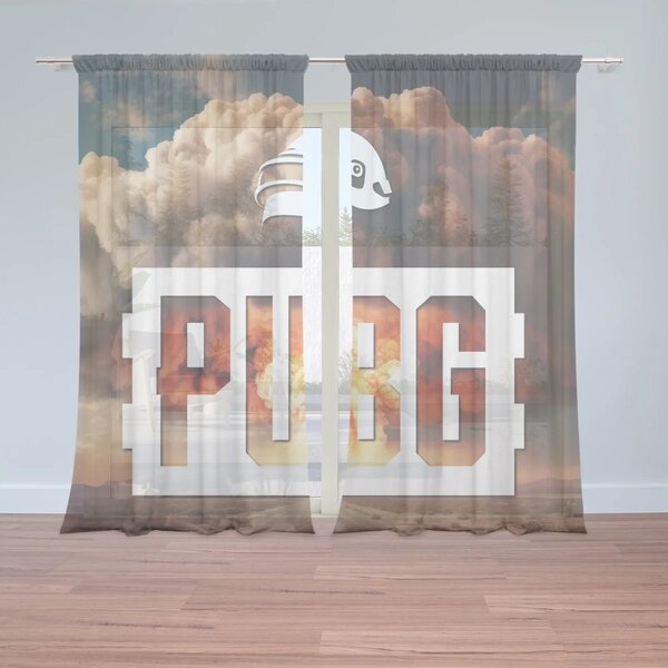 Sablio Záclony PUBG Explózia 1: 2ks 150x250cm