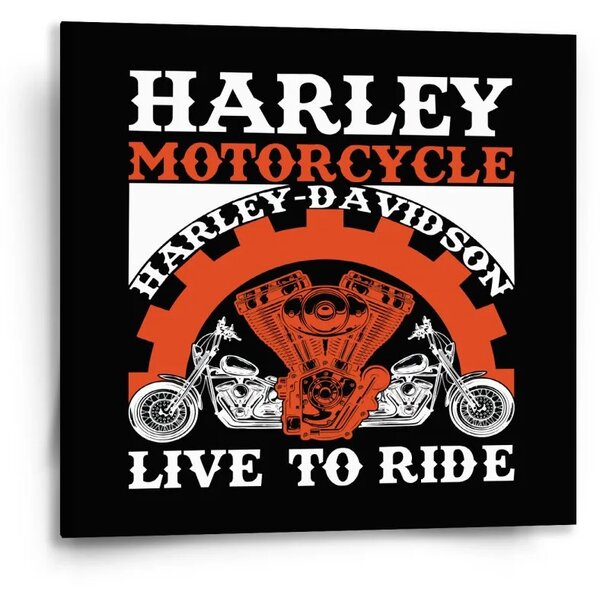 Sablio Obraz Harley-Davidson Live to ride - 50x50 cm