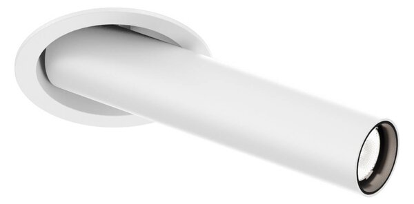 WEVER & DUCRÉ LED zapustený reflektor Match Sneak biely 2 700 K, Biela / opálová, Obývacia izba / jedáleň, Hliník, Moderný, Zapustené stropné svietidlo
