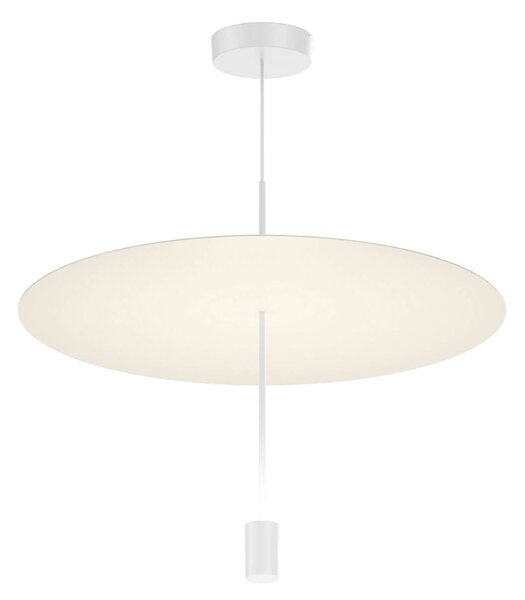 WEVER & DUCRÉ LED závesné svietidlo Shedda Ø 55 cm, farba svetla: 2700 K, Krémová / jantárovo žltá, Obývacia izba / jedáleň, Hliník, Moderný, Závesné svietidlo