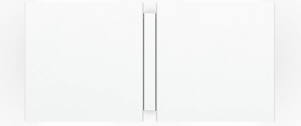 WEVER & DUCRÉ Nástenné svetlo CG Square, biela, šírka 21 cm, 2-pl., Biela / opálová, Obývacia izba / jedáleň, kov, Moderný, Nástenné svietidlo