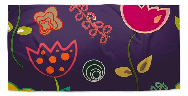 Sablio Uterák Nakreslené kvetiny - 30x50 cm