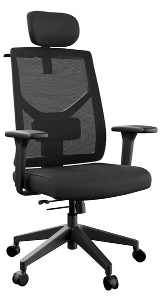Liftor Focus ergonomická kancelárska stolička, čierna