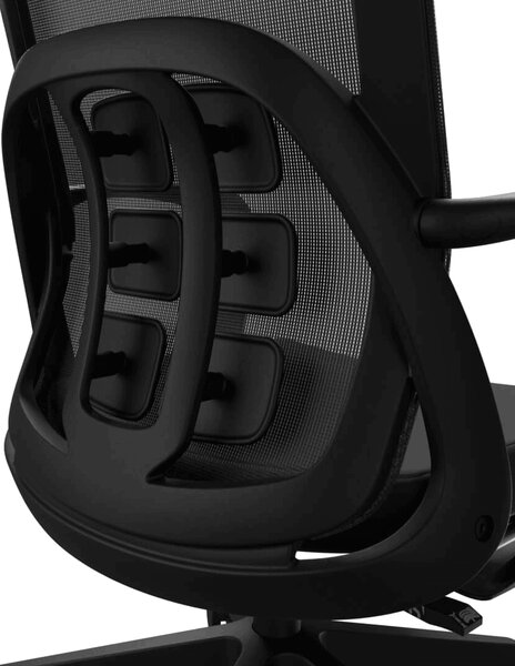 Ergonomická kancelárska stolička Liftor Orca, čierna
