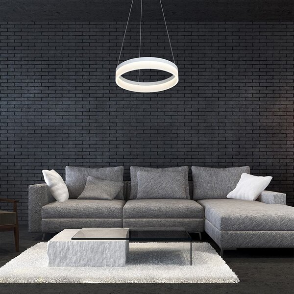 Závesné LED svietidlo Ring, 1x LED 24w, 4000k, w
