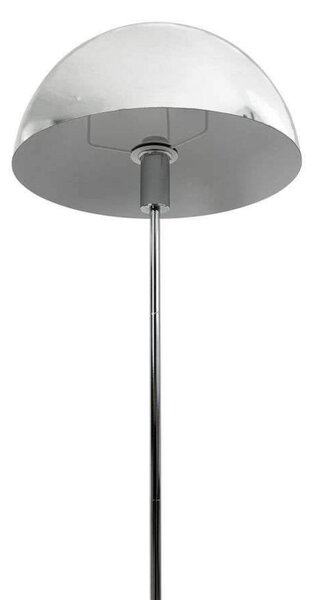 Dyberg Larsen Stojacia lampa Stockholm, výška 143 cm kov/mramor, Chrómová / strieborná, Obývacia izba / jedáleň, Kameň, Dizajn, Stojaca lampa