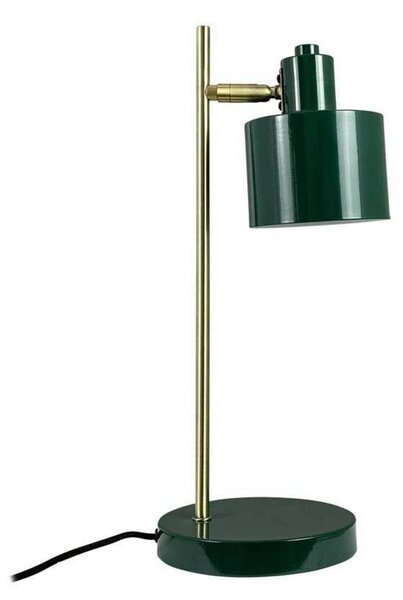 Dyberg Larsen Stolová lampa Ocean, tmavozelená, výška 43 cm, Zelená, Obývacia izba / jedáleň, kov, Dizajn, Stojacie svietidlo