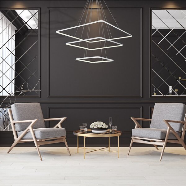 Závesné LED svietidlo Nix, 3x LED 117w, 3000k, w
