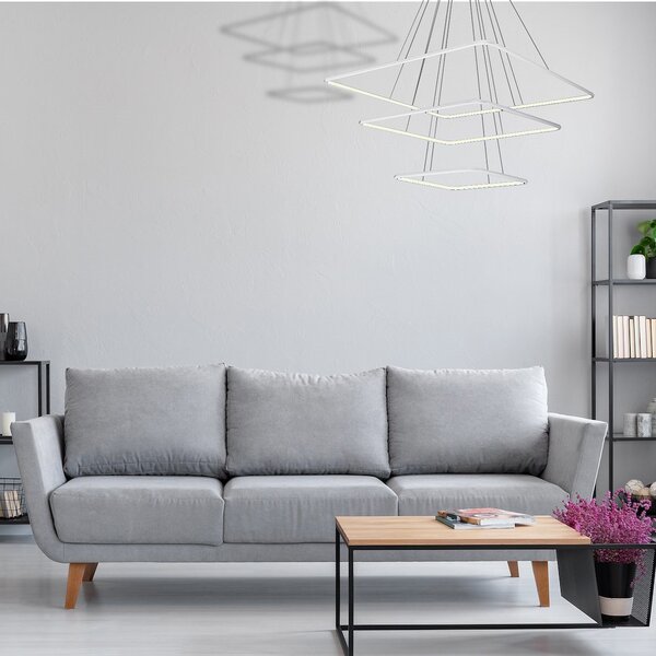 Závesné LED svietidlo Nix, 3x LED 117w, 3000k, w