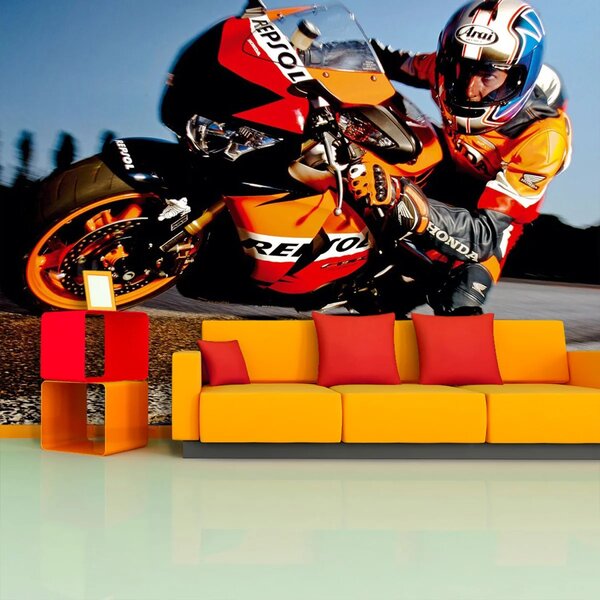 Sablio Tapeta Motorkár 2 - 125x75 cm
