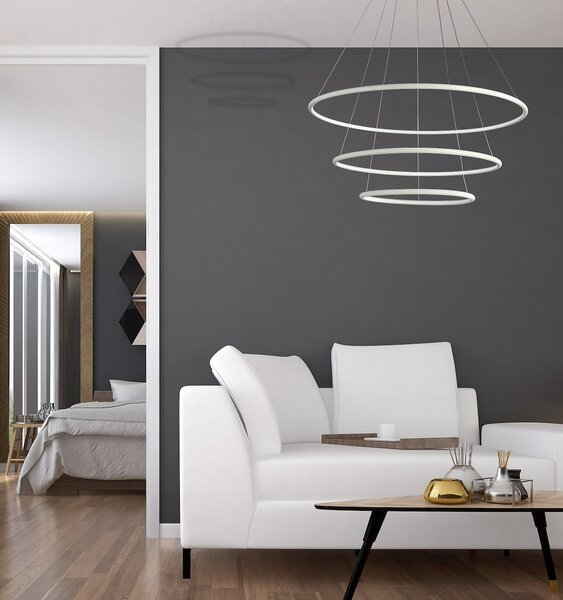Závesné LED svietidlo Orion, 3x LED 99w, 3000k, w