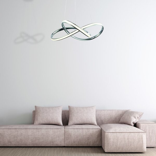 Závesné LED svietidlo Cappio, 1x LED 36w, 4000k, ch
