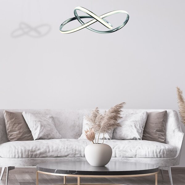 Závesné LED svietidlo Cappio, 1x LED 36w, 4000k, ch