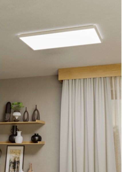 Eglo 901453 -LED Kúpeľňové stropné svietidlo ROVITO 17,2W/230V 30x57cm IP44 biela