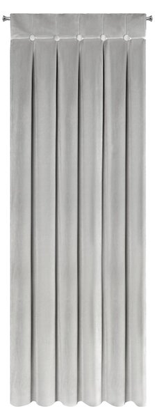 ZATEMŇOVACÍ ZÁVES NA PÚTKACH ALITA 85X250 CM STRIEBORNÁ