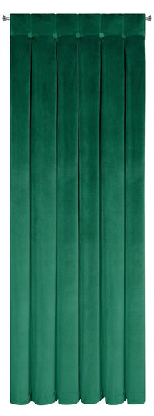 ZATEMŇOVACÍ ZÁVES NA PÚTKACH ALITA 85X250 CM TMAVOZELENÁ