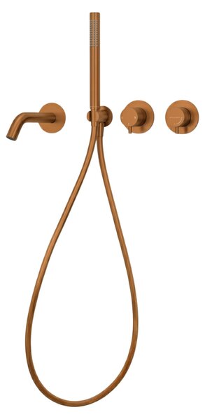 BALNEO vaňová batéria CASCADE model 3 v medenej farbe