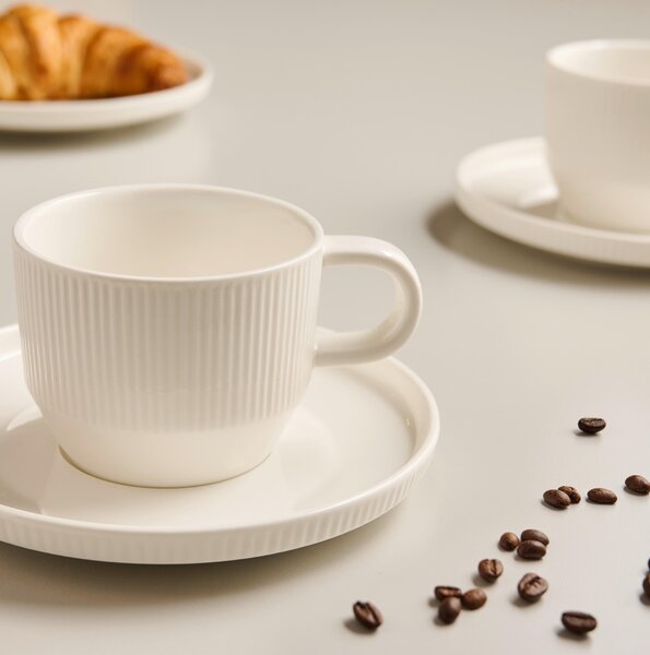 CAPPUCCINO ŠÁLKA S TANIERIKOM Dieter Knoll - Jedálenské sety