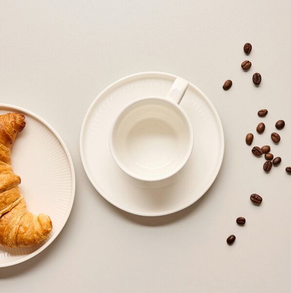 CAPPUCCINO ŠÁLKA S TANIERIKOM Dieter Knoll - Jedálenské sety
