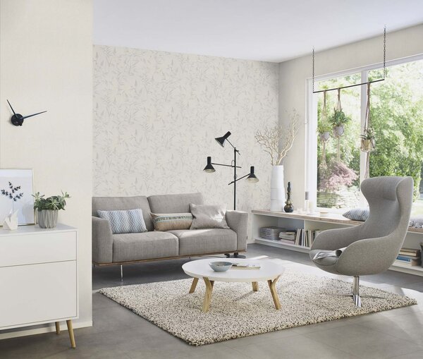 RASCH | Vliesová tapeta na stenu Deco Style 312362 | 0,53 x 10,05 m | béžová