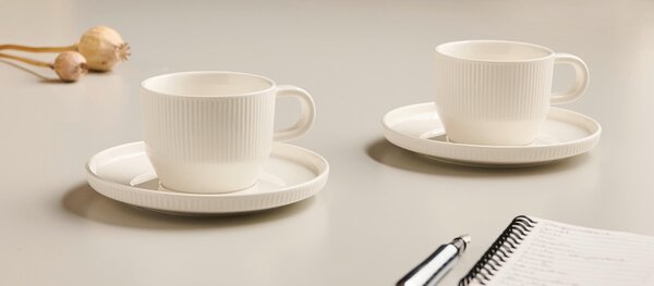 CAPPUCCINO ŠÁLKA S TANIERIKOM Dieter Knoll - Jedálenské sety
